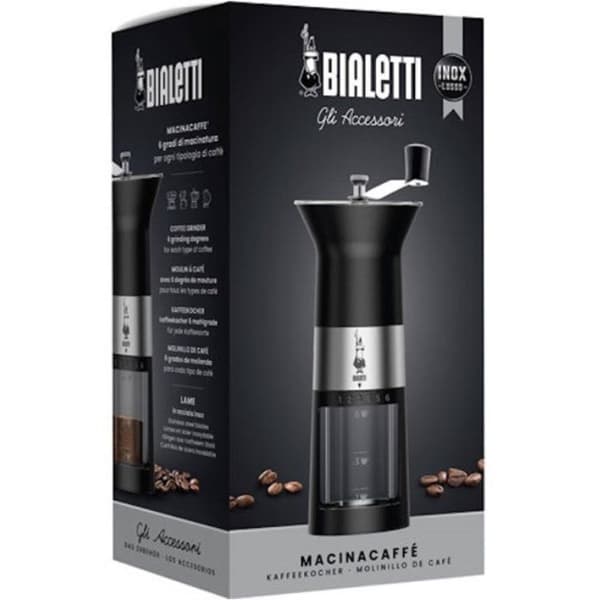 Bialetti Manuell kaffekvarn svart/rostfritt stål - MCPRO001
