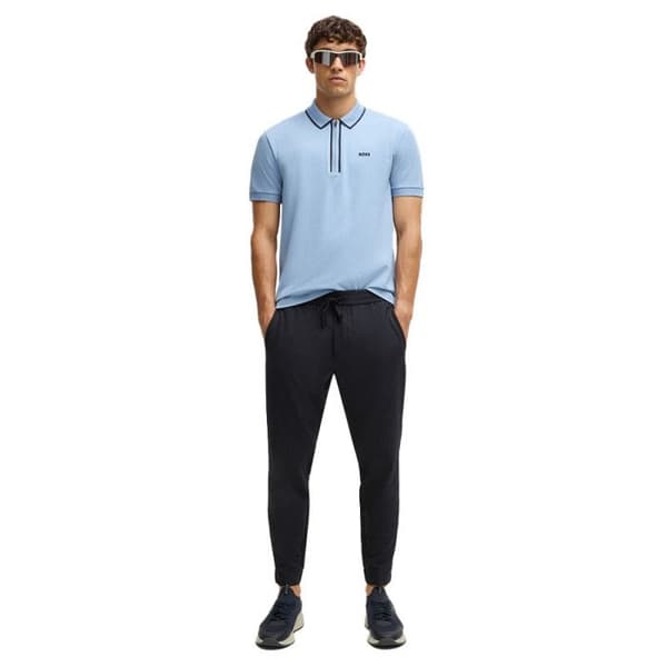 HERRBYXOR BOSS T Flex Tapered Fit – Mörkblå – Elegans och Prestanda
