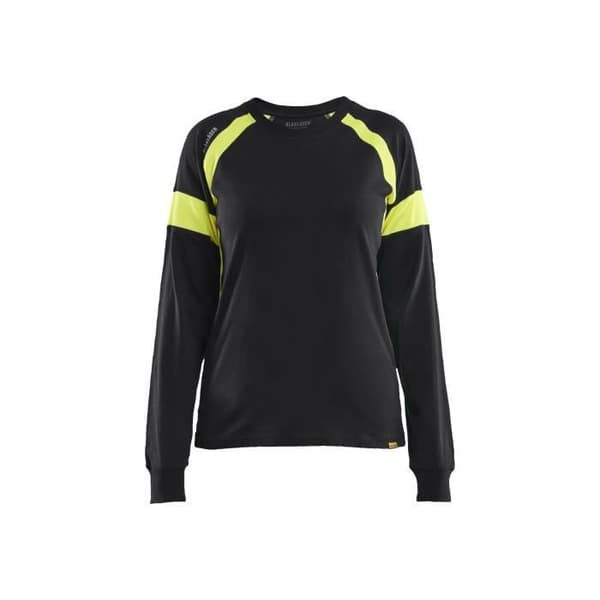 Högsynlighets långärmad T-shirt för kvinnor Blaklader