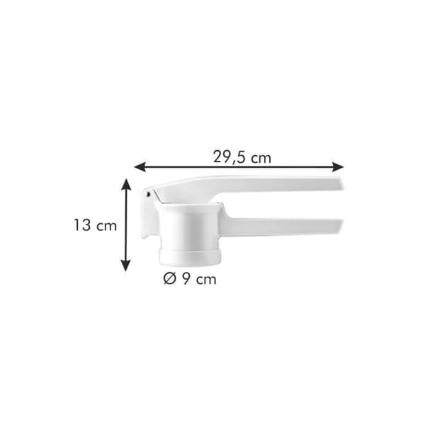 Skärare - Tescoma - 643568 - Plast - Vit - 9 cm diameter på bladet