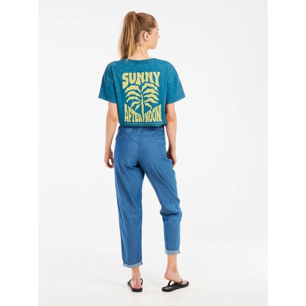T-shirt dam Protest Alpha - surfing blue
