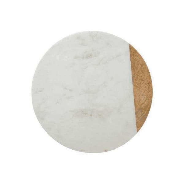 PLAT TOURNANT MARMOR 30CM Vit