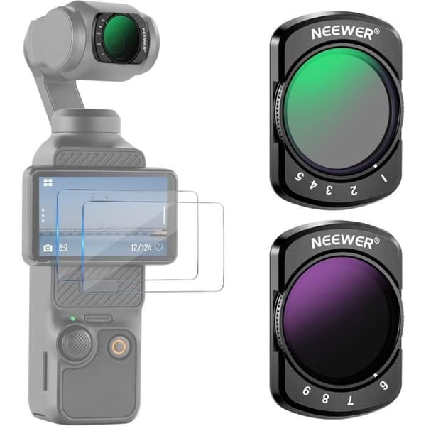 Neewer 14-pack magnetiska ND CPL-filter för DJI OSMO Pocket 3