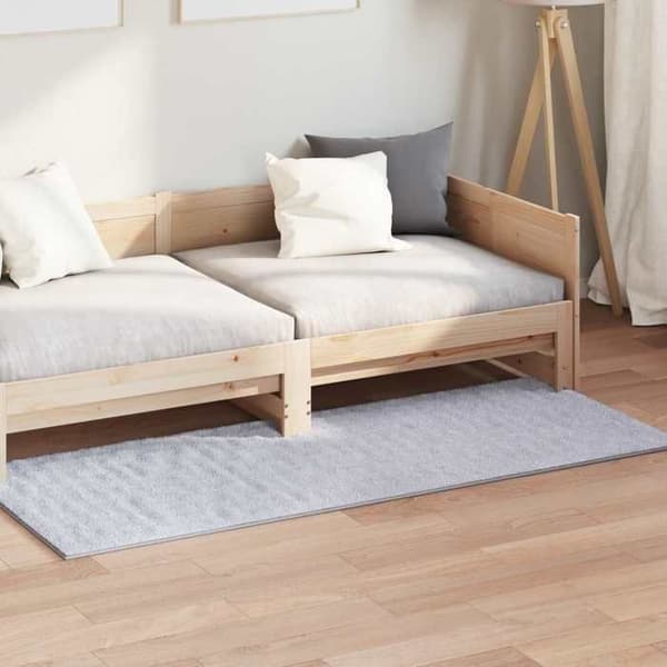 vidaXL Rektangulär Ytmatt SIROLO Grå 200 x 80 cm 42022766
