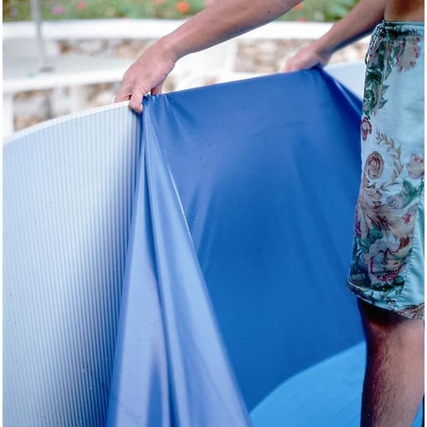Vanligt blått foder för GRE rund pool - Ø300 x H90 cm - Anti-UV-skydd