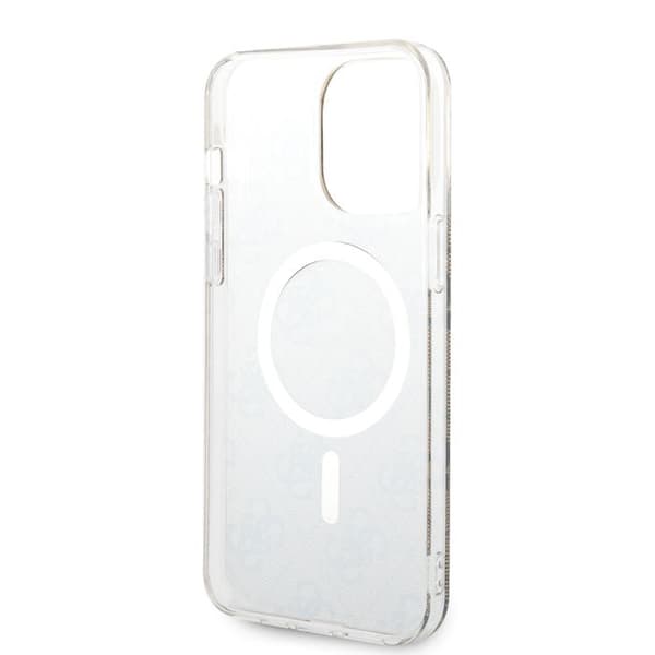 Coque Guess IML 4G MagSafe för iPhone 15 Pro Max - Brun
