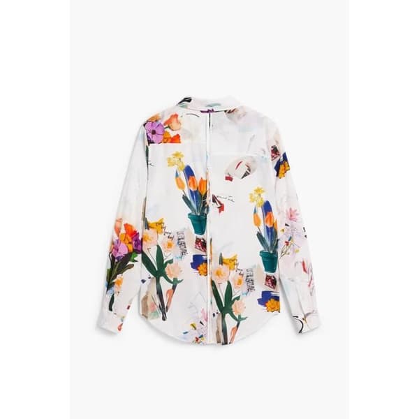 Långärmad blus dam Desigual Mila