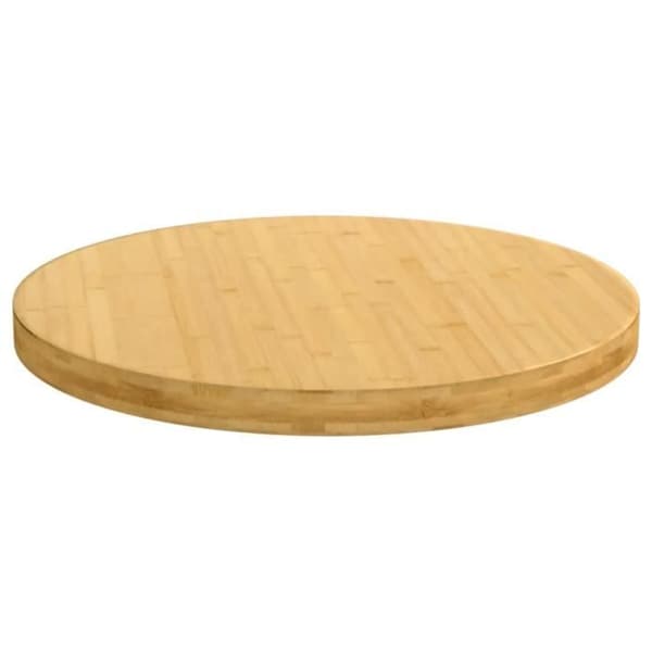 vidaXL Bordsskiva Ø60x4 cm Bambu 352688
