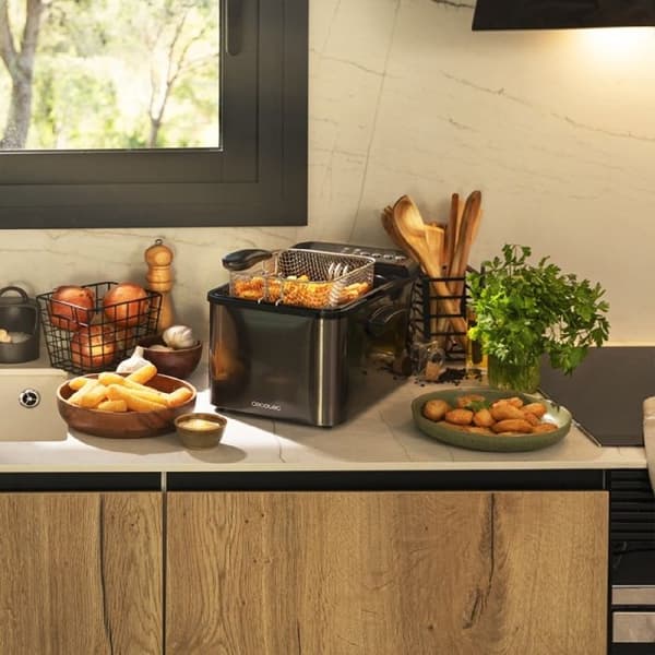 Cecotec Fritös utan olja CleanFry Luxury 4000 Dark