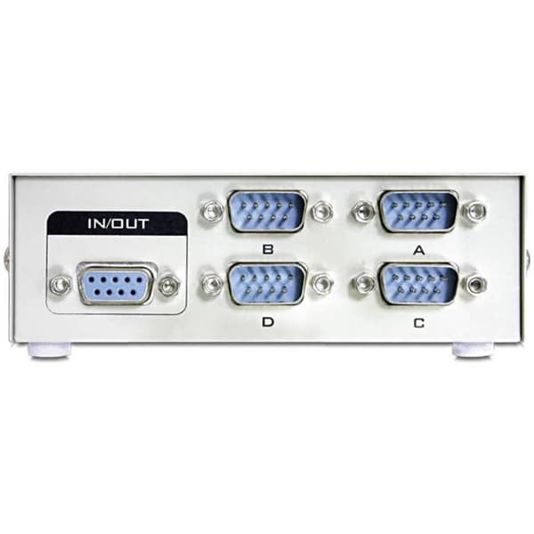 RS-232 switch - DeLock - 87589 - 4 portar - Manual - Desktop