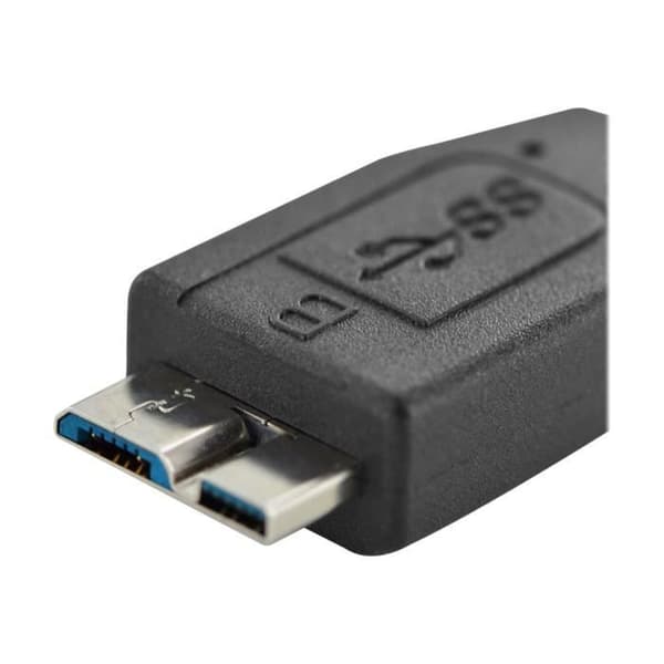 ASSMANN USB Micro-USB Typ B (M) till USB-C (M) 1 m gjuten svart