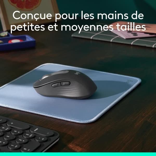 Mus - Trådlös - Logitech - Signature M650 - Grafit - Högerhänt