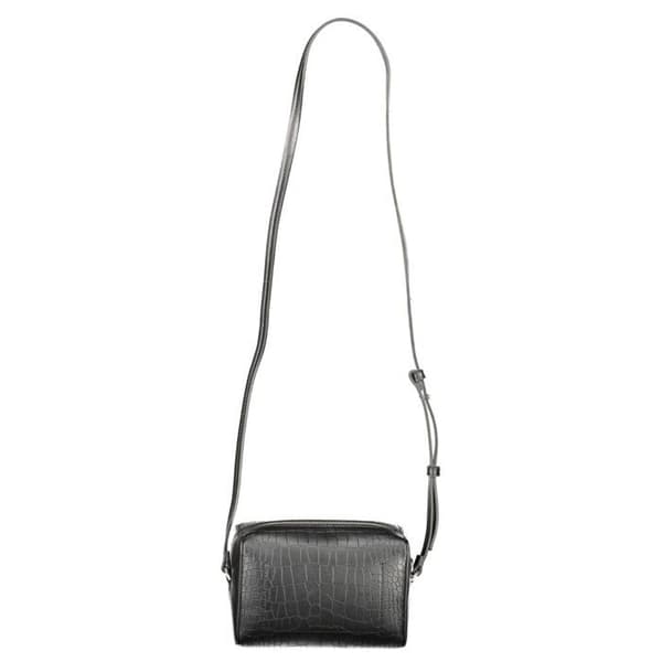 Svart polyesterhandväska Calvin Klein