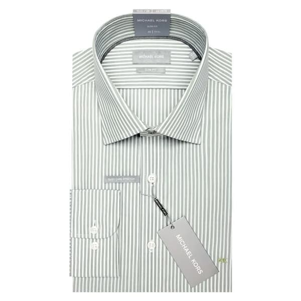 Michael Kors Randig Slim Fit Skjorta