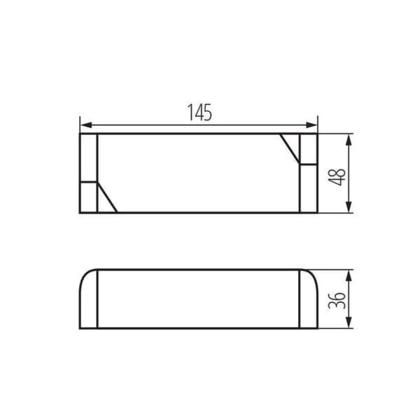 LED-transformator Elektronisk - KANLUX - KL-26815 - 24V - 30W - Kompakt