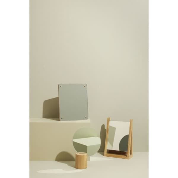 Hubsch Interior Smize bordsspegel - natur/silver - 25x9x30 cm