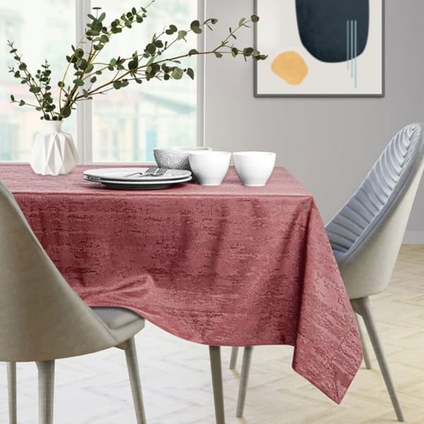 Bordduk - Vesta - Rosa - Glansig effekt - 40x120 cm