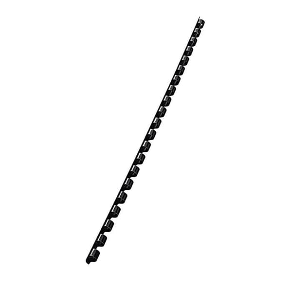 Leitz plastpärmar med ringar 6 mm svart för A4 — 2-25 ark (100 st)