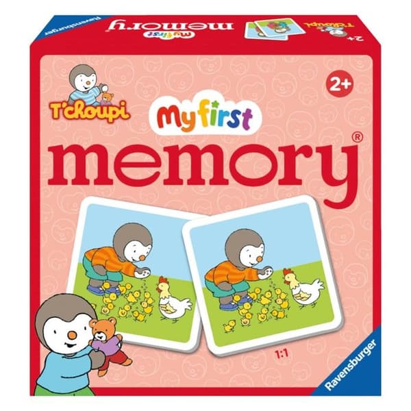Sällskapsspel - bräspel. Ravensburger - Mitt Första Memory T'choupi Ravensburger