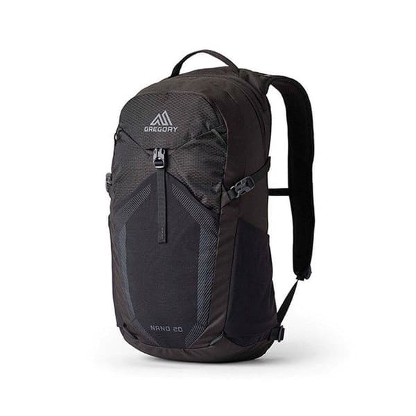 Ryggsäck för vandring - Gregory - Nano 20 l - Optic Black - Ventilerad baksida