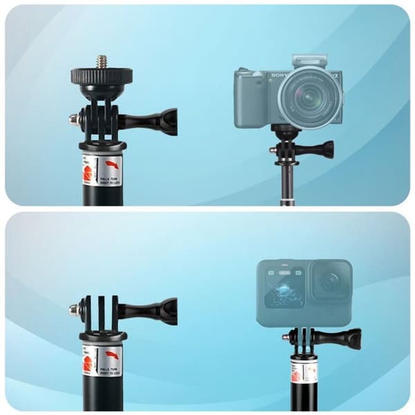Perche À Selfie Monopad Tech-Protect För Gopro Dji, Lätt Att Använda, Räckvidd 100 Cm