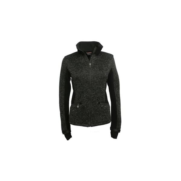 Peak Mountain damfleece - svart/svart