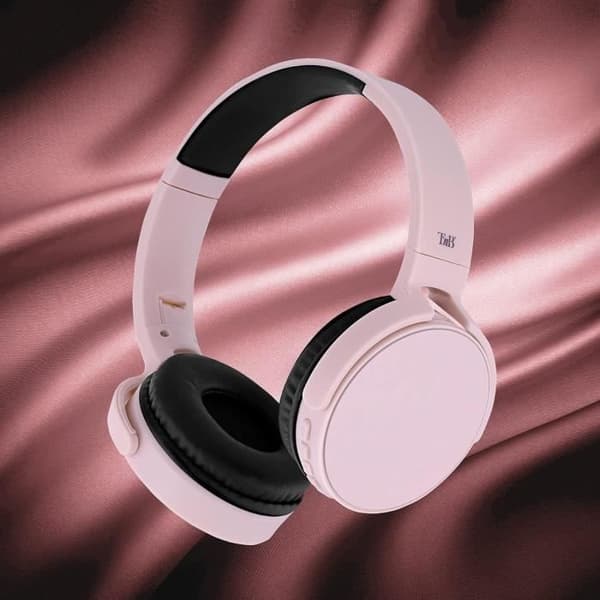 Bluetooth-hörlurar - TNB - Singel 2 - Batteritid 8 timmar - Rosa - Svettålig