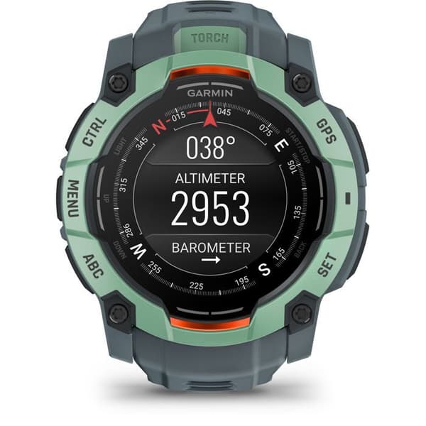 Smartklocka - GARMIN - Instinct 3 - 1,3" - 50 mm - Amoled - Grön/blå-lila