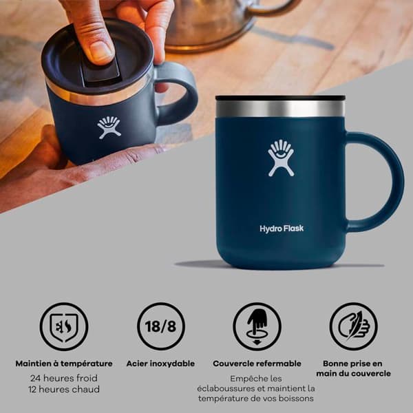 Mugg - HYDRO FLASK - M12CP464 - Inox - 335,66g - Diskmaskinssäker