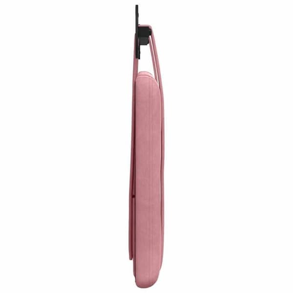 vidaXL Väggmonterad Sänggavel Rosa Sammet 42031613
