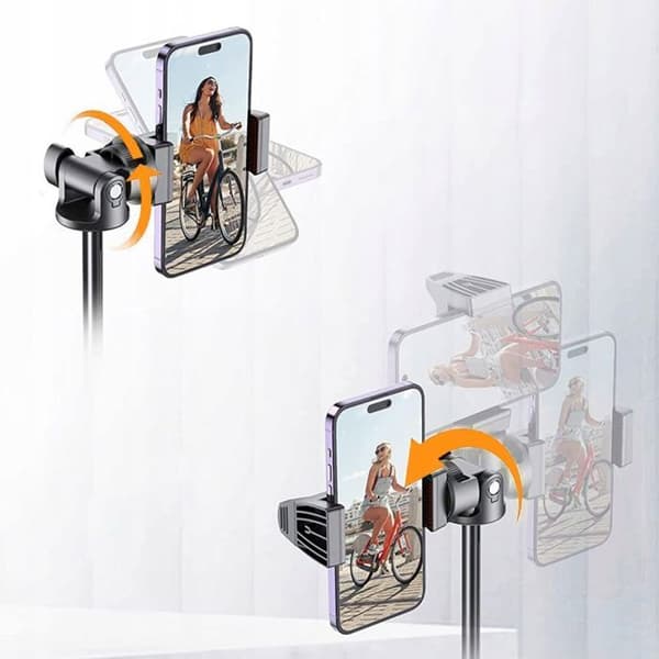 Perche för Selfie - Tech-Protect L03S - Bluetooth - Svart Stativ - Maxvikt 500 g