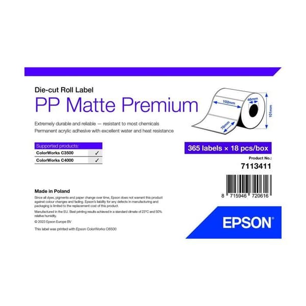 Epson 7113411 Vit kontorsmaterialtillbehör