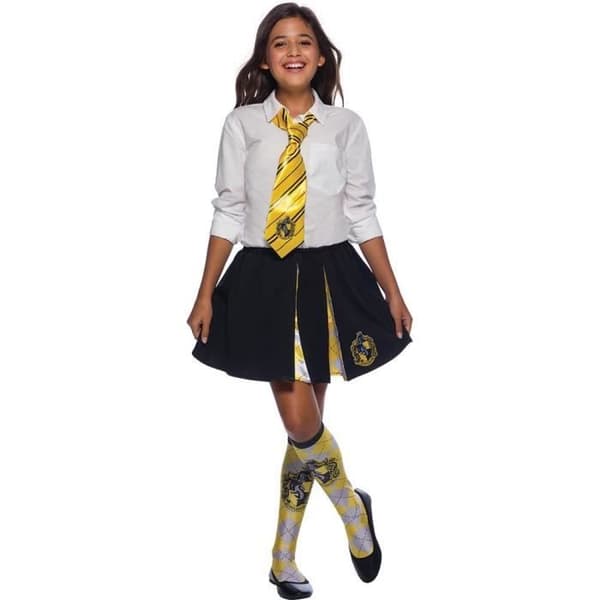 Hufflepuff Tie - RUBIER - Harry Potter - Blandat - Barn - Gul