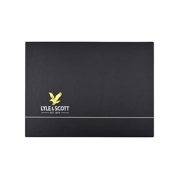 Set med mössa och scarf Lyle & Scott Rutig Lambswool