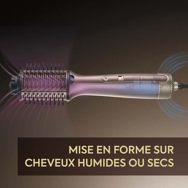 Brosse coiffante Babyliss AS95E brun glacé