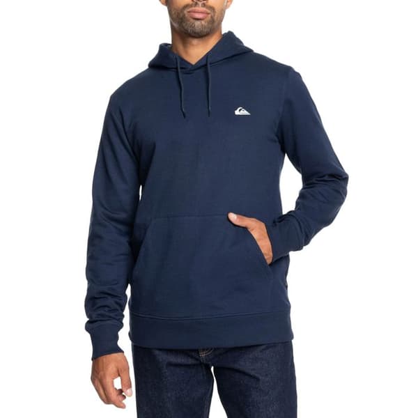 Quiksilver herr ziptröja svart Basic Full-Zip - bomull, långa ärmar