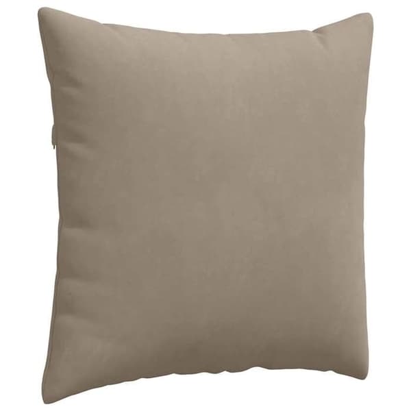 Coussin Vidaxl Soffkuddar 2 st Taupe 80 x 80 cm tyg