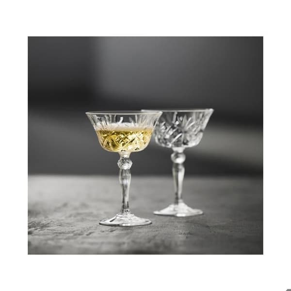 Champagneglas - MORSØ - Morsø Melodia - Set om 4 - Raffinerat mönster - Diskmaskinssäker