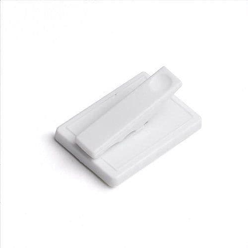 Bulk Hardware i plast självhäftande räkning klipp - Silver - BH03999