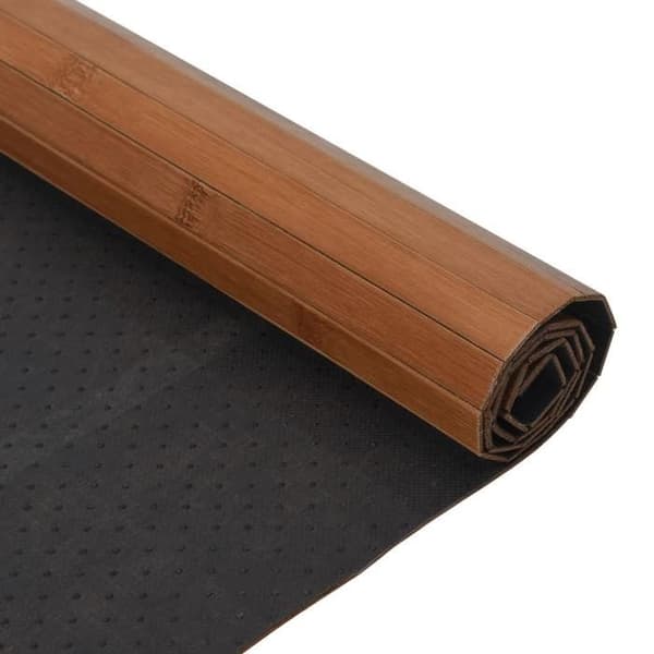 vidaXL Rektangulär matta brun 70x400 cm bambu, vardagsrumsmatta, rektangulär matta, modern matta, sovrumsmatta till 376758