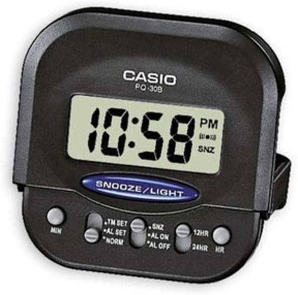 Casio - PQ-30B-1EF - Väckarklocka - Digital Quartz