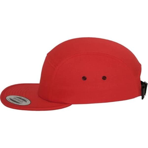 Snapback Keps - Flexfit - JOCKEY - 5 paneler - 100% bomull - Röd