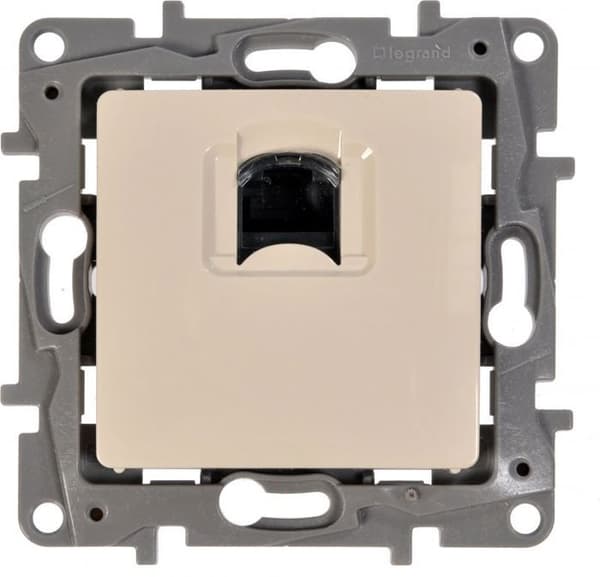 Switch - Legrand - 664873 - Injektor - RJ45 - Central lock - Cat.6 UTP crème