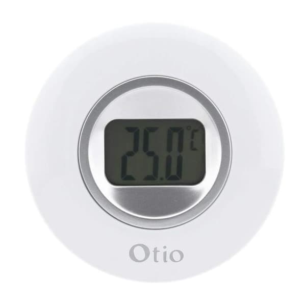 Inomhustermometer D: 77m LCD-skärm - Vit