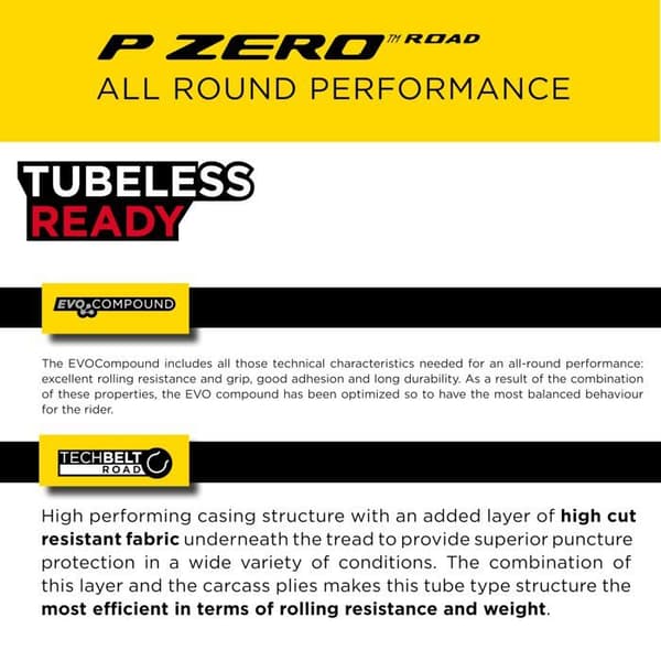 Vägdäck - Pirelli - P Zero™ - 700C x 32 - Clincher - Svart