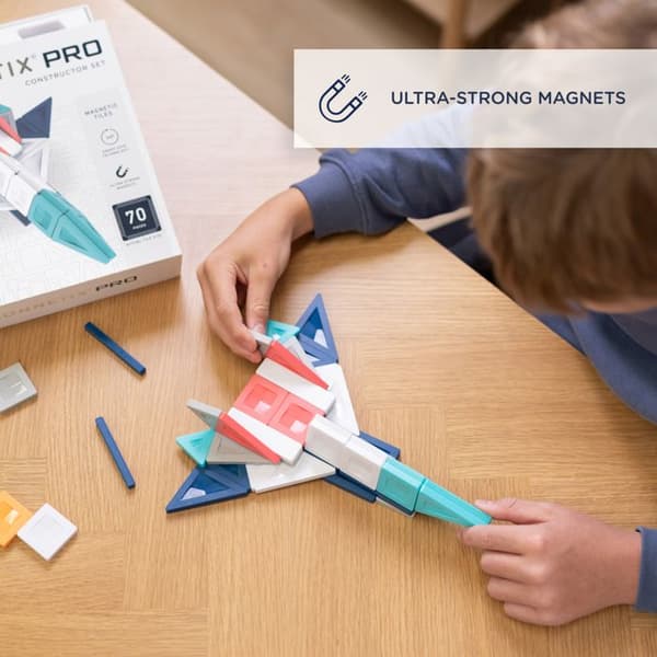 CONNETIX PRO Magnetiska Plattor Byggpaket, 70 Delar