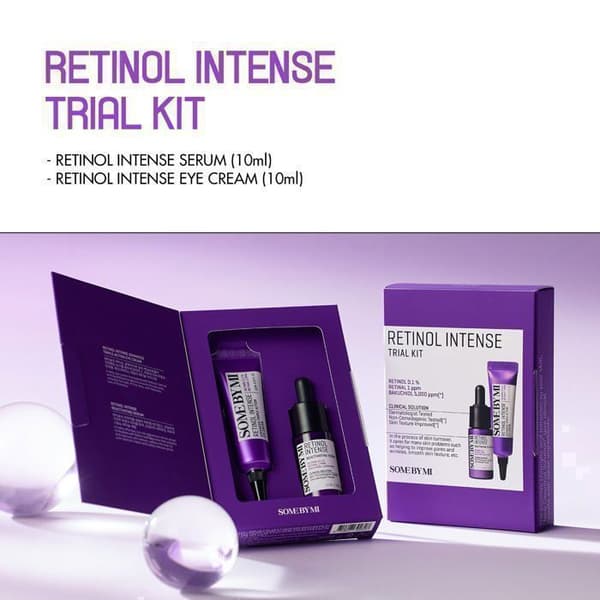 Testkit - SOME BY MI - Retinol Intense - Serum 10 ml - Ögonkräm 10 ml - Parfymfri