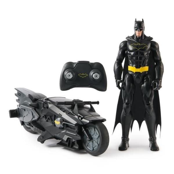 Pack Batcycle RC + Batman - Figur 30 cm - Batman