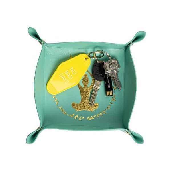 Vide-poche - HM1756 - Rektangulär konstläder - 19 x 19 cm - Blå