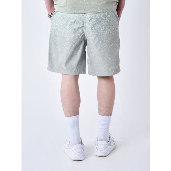 Spray-mönstrad badshorts